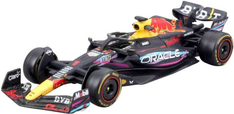 Bburago Red Bull RB19 Miami Max Verstappen Winnaar van de Miami GP Formule 1 seizoen 2023 schaal 1:43 (+ - 10cm)