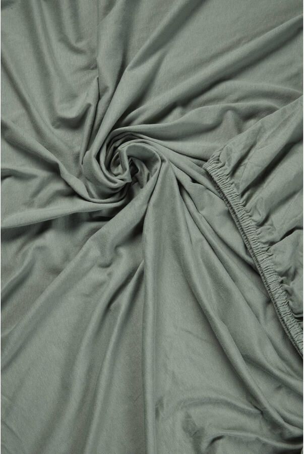 Beddinghouse Hoeslaken Jersey Green-1-persoons (80 90 x 200 210 220 cm) - Foto 3