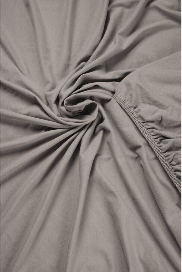 Beddinghouse jersey hoeslaken taupe