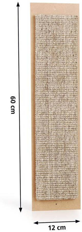 Beeztees Sisal luxe katten krabplank met catnip 69 cm