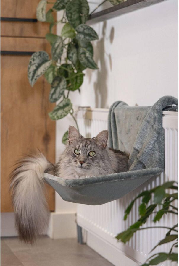 Beeztees Sleepy Radiatorhangmat Pluche Groen 46x31x24 cm - Foto 2