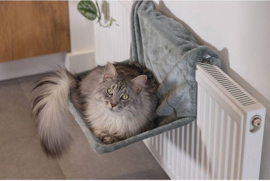 Beeztees Sleepy Radiatorhangmat Pluche Groen 46x31x24 cm - Foto 3