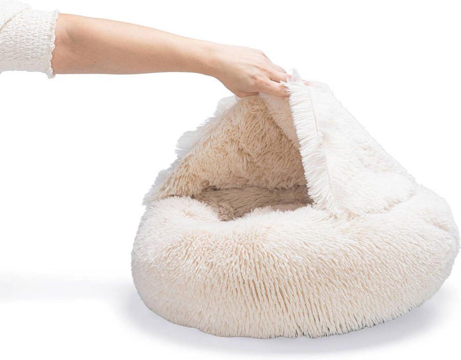 Beeztees wegkruip hondenmand Yala beige (50 cm)