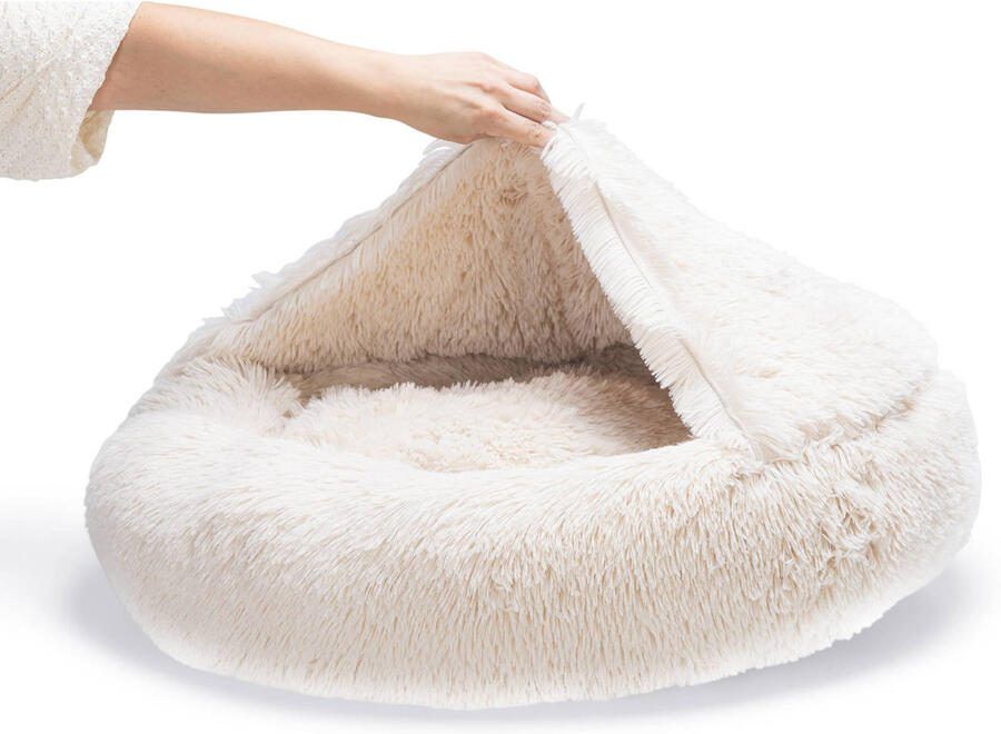 Beeztees wegkruip hondenmand Yala beige (70 cm)