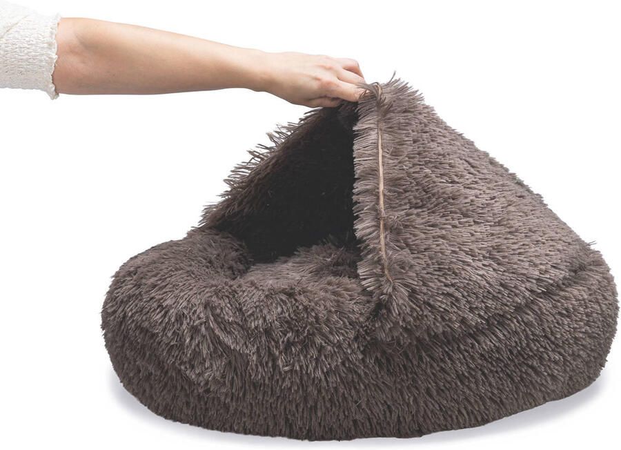 Beeztees Yala Hondenmand Bruin 60x60x23cm Middel