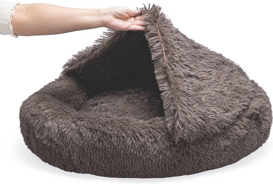 Beeztees wegkruip hondenmand Yala bruin (70 cm)