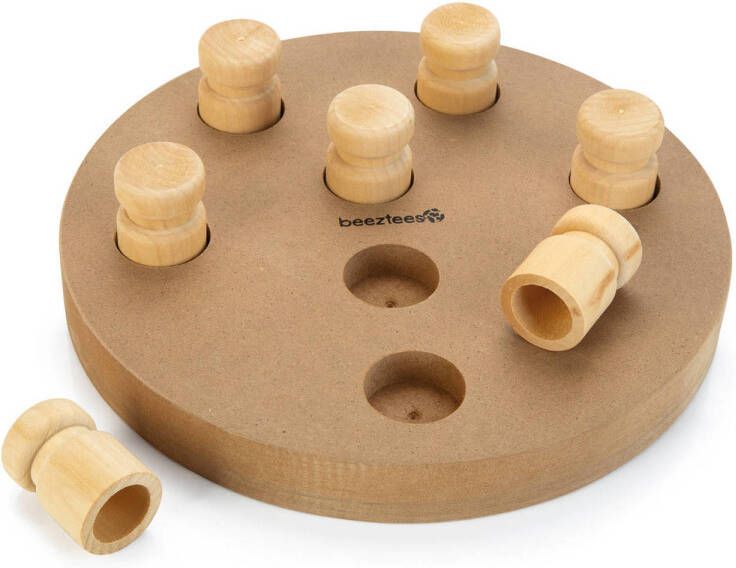 Beeztees Trainingsspel Giono Puzzel Hondenspeelgoed Bruin