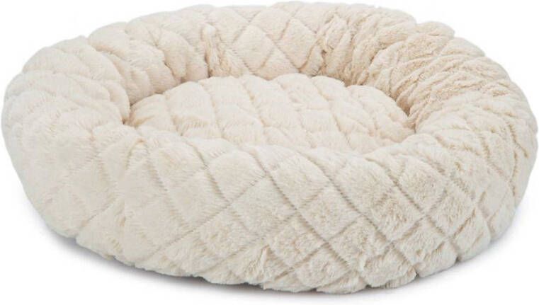 Beeztees katten ligmand Levisa (43x43x13) beige pluche