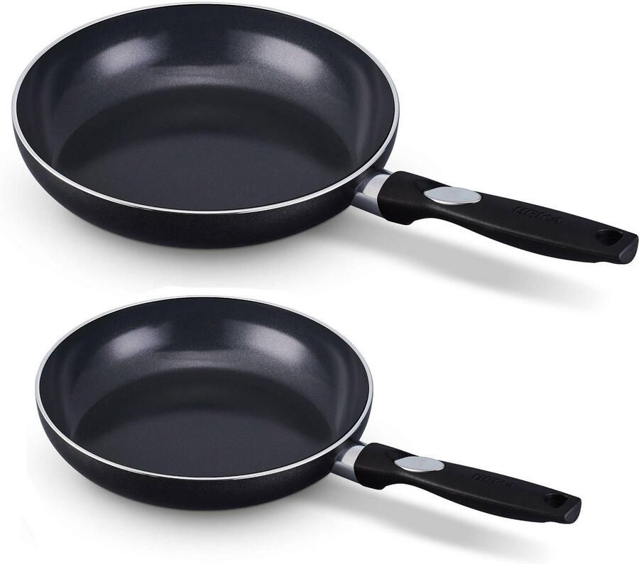 Beka Koekenpannenset Pro Inductie 2-Delig ø 24 & 28 cm keramische anti-aanbaklaag