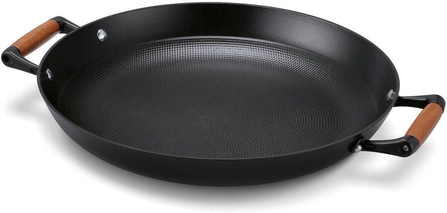 Beka Paella pan met 2 zijgrepen Mandala Gietijzer ø 36 cm keramische anti-aanbaklaag geschikt voor alle warmtebronnen