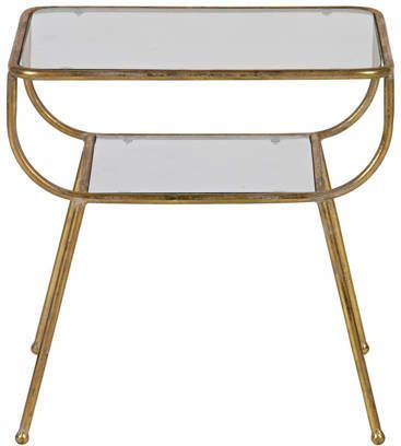 BePureHome | Amazing Bijzettafel Metaal glas Antique Brass | Woonkamertafels | Bijzettafel - Foto 4