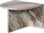 BePureHome Ovale Bijzettafel Xhail Marmer 50 x 50cm Naturel - Thumbnail 2