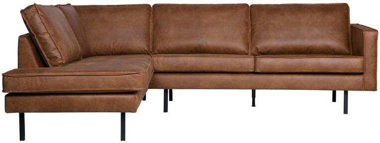 BePureHome | Rodeo Hoekbank Links Cognac | Zitmeubels woonkamer | Hoekbank - Foto 2