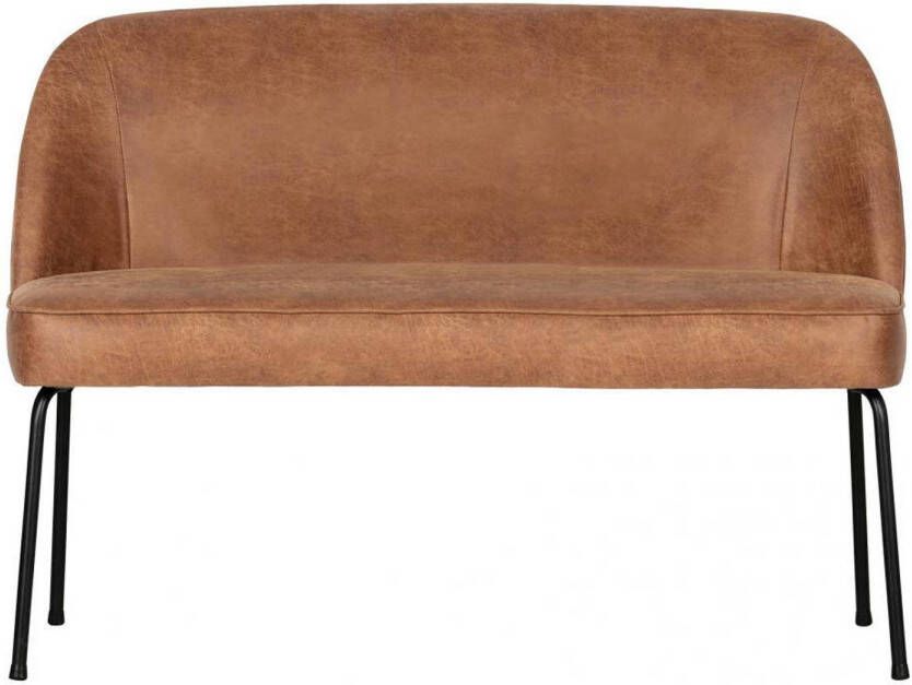 BePureHome Vogue Eetbank Leer Cognac 83x120x59