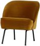 BePureHome Fauteuil 'Vogue' Velvet kleur Mosterd (Geel) - Thumbnail 5