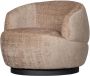 WOOOD Draaibare fauteuil Woolly met ronde vormen breedte 84 cm - Thumbnail 2