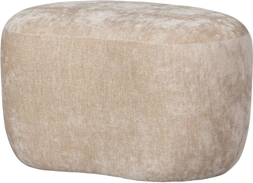 BePureHome Popular Poef Polyester Naturel 46x73x49