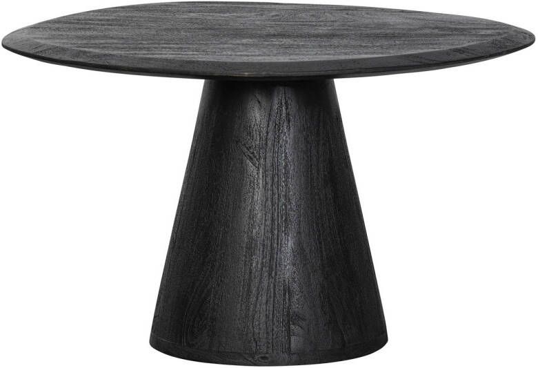 BePureHome | Posture Salontafel Hout Zwart -Ø70cm | Woonkamertafels | Salontafel - Foto 2