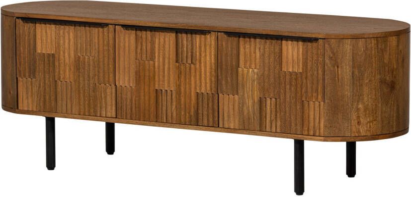 WOOOD Tv-meubel Effortless TV-dressoir Commode met drie deuren en twee opbergvakken H 50 cm x B 147 cm - Foto 6