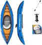 Bestway Hydro Force Cove Champion Kayak Opblaasbaar 1-Persoons met Pomp en Peddel Blauw - Thumbnail 2