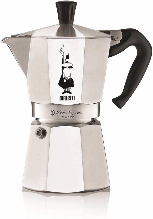 Bialetti Moka Express percolator 6 kopjes aluminium zilver - Foto 7
