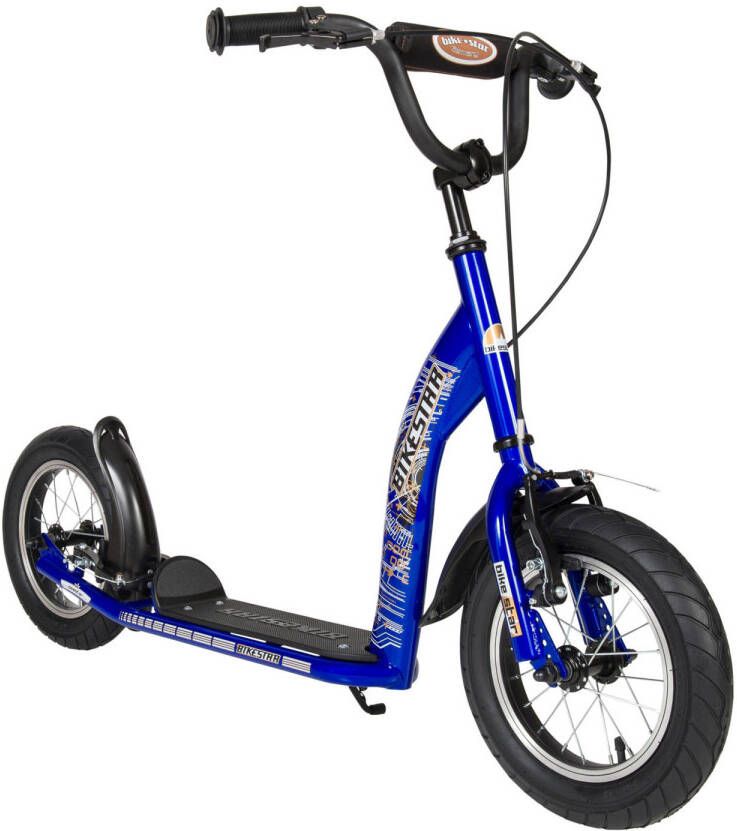 BikeStar Autoped 12 inch Sport step blauw