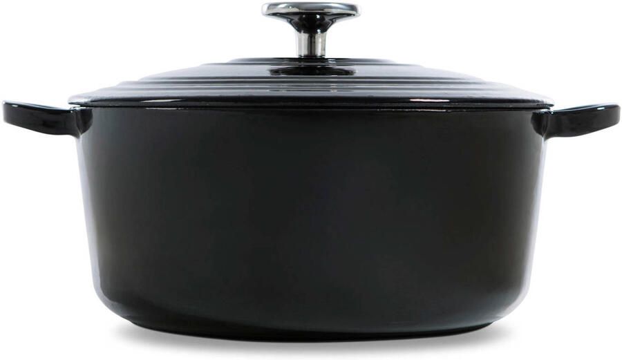 BK Bourgogne braadpan Ø 24 cm zwart gietijzer inductie - Foto 3