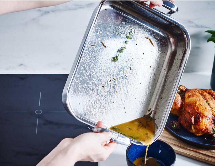 BK Ovenschaal Braadslede Superior Tri-Ply 30 x 24 cm 4.7 liter - Foto 4