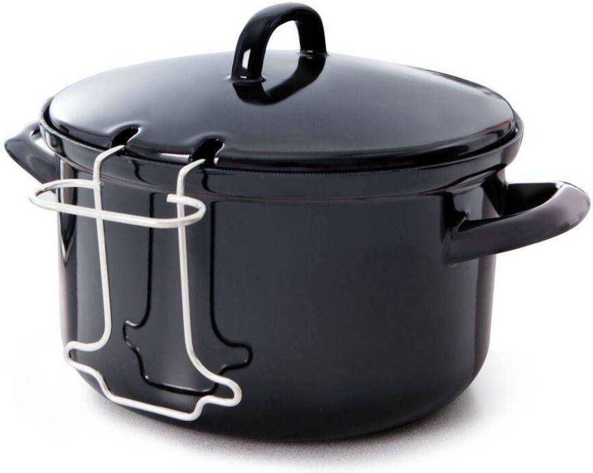 BK Fortalit frituurpan Ø24 cm zwart emaille inductie - Foto 3