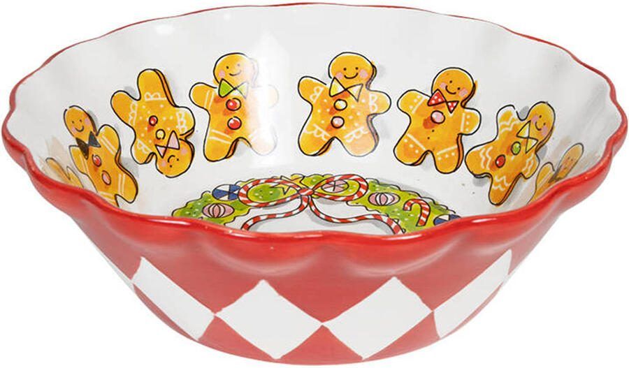 Blond Amsterdam diepe kerstschaal (23 cm)