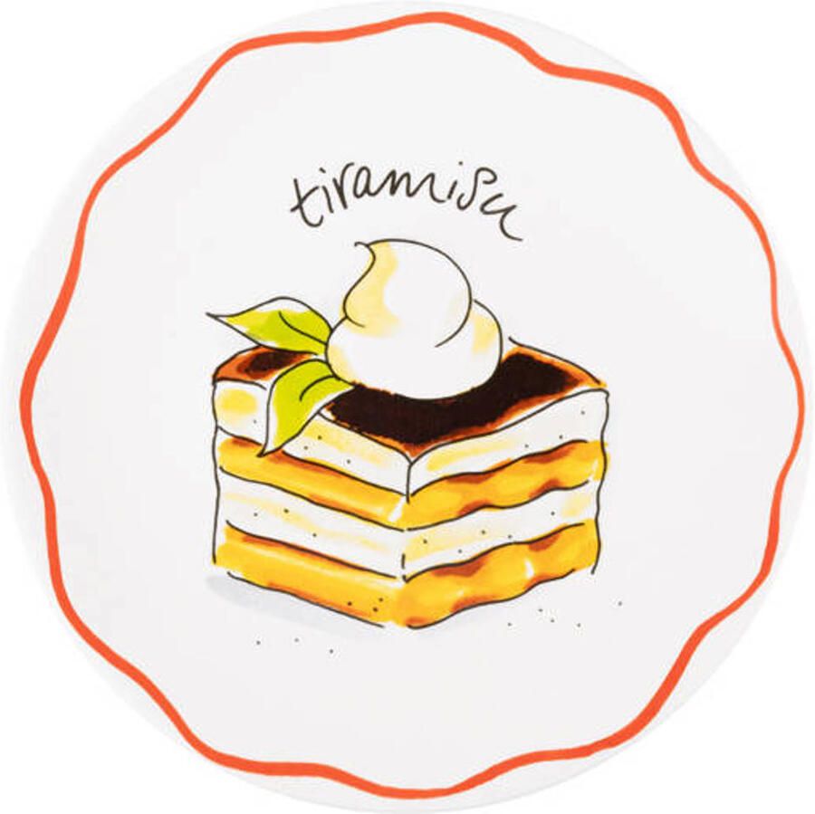 Blond Amsterdam gebaksbord Tiramisu (Ø18 cm)
