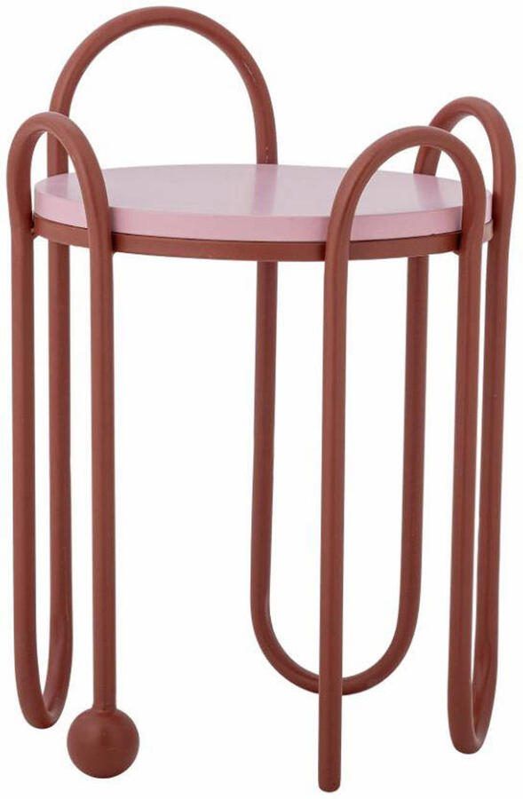 Bloomingville Ronde Bijzettafel Whimsica 30cm Rood