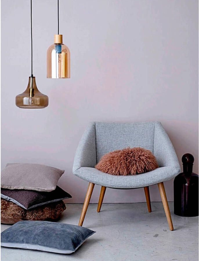 Bloomingville Hanglamp Yuser Glas Bruin