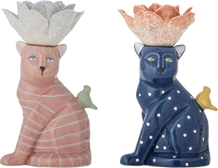 Bloomingville kandelaar Eri (set van 2) (9.5x9x17 cm)