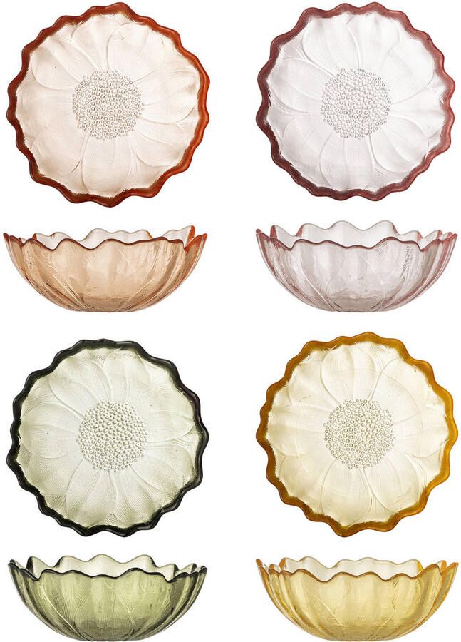 Bloomingville kom kana (set van 4) (Ø12 cm)