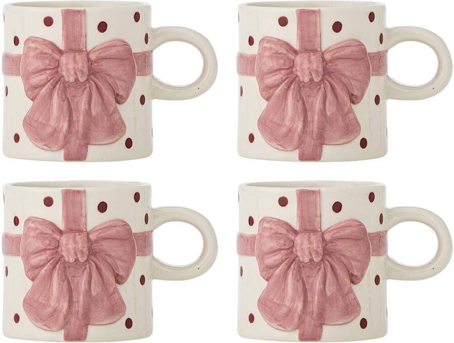 Bloomingville mok Bowie (set van 4)