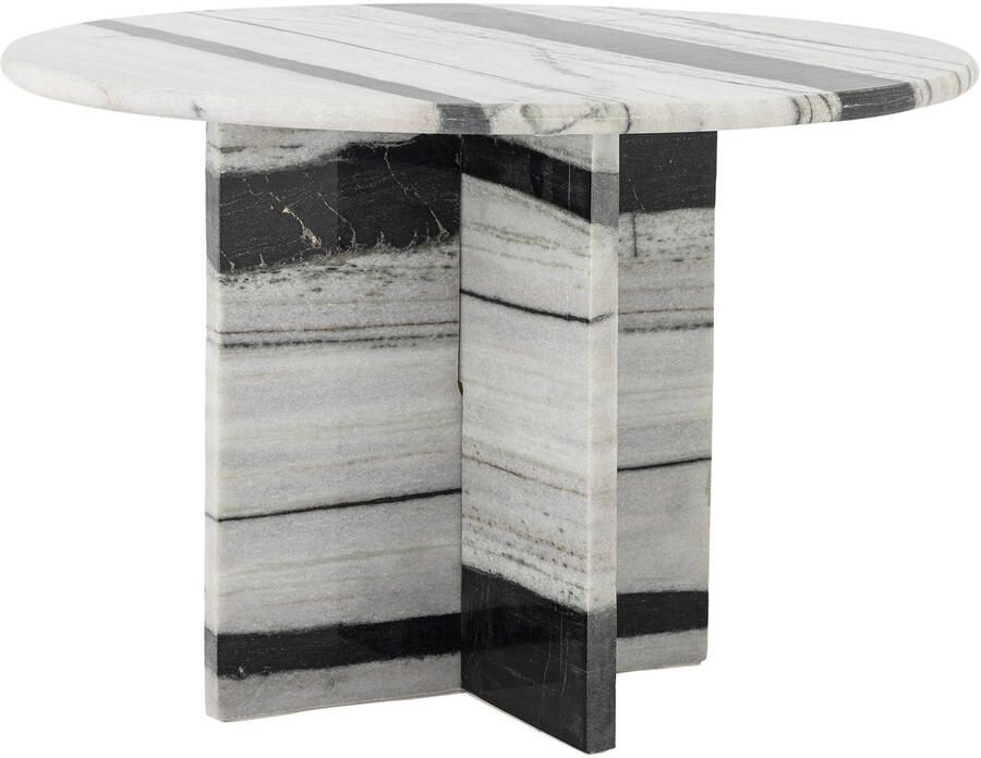 Bloomingville Ronde Salontafel Rosito Marmer 61cm Wit