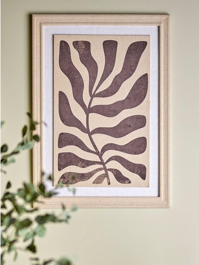 Bloomingville Wanddecoratie Tiller Katoen 70 x 50cm Naturel