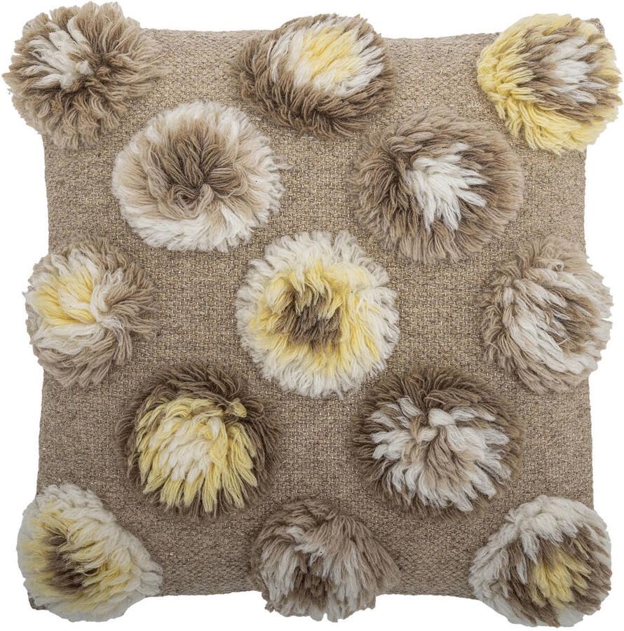 Bloomingville Kussen Somma Wolmix 50 x 50cm Naturel