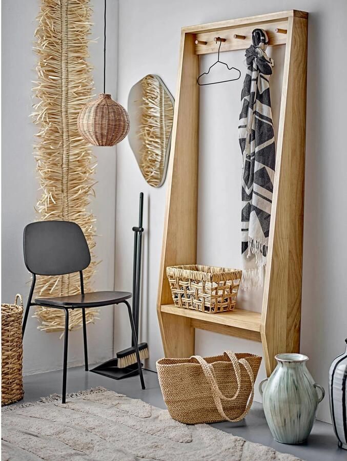 Bloomingville Kapstok Vance Grenenhout 180 x 74cm Naturel