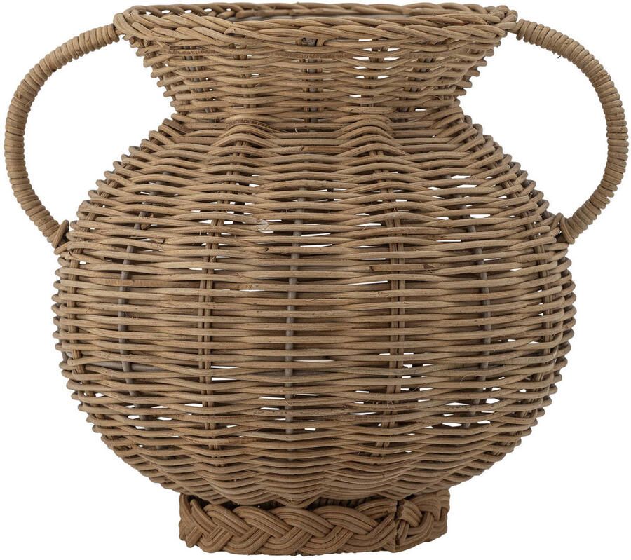 Bloomingville Vaas Uni Rotan 25cm hoog Naturel