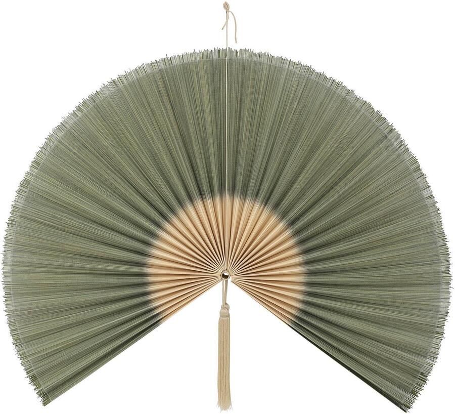 Bloomingville Wanddecoratie Jaime Bamboe 145 x 110cm Groen