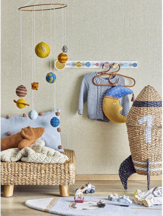 Bloomingville MINI Kapstok Space Met 9 haken Meerkleurig - Foto 2