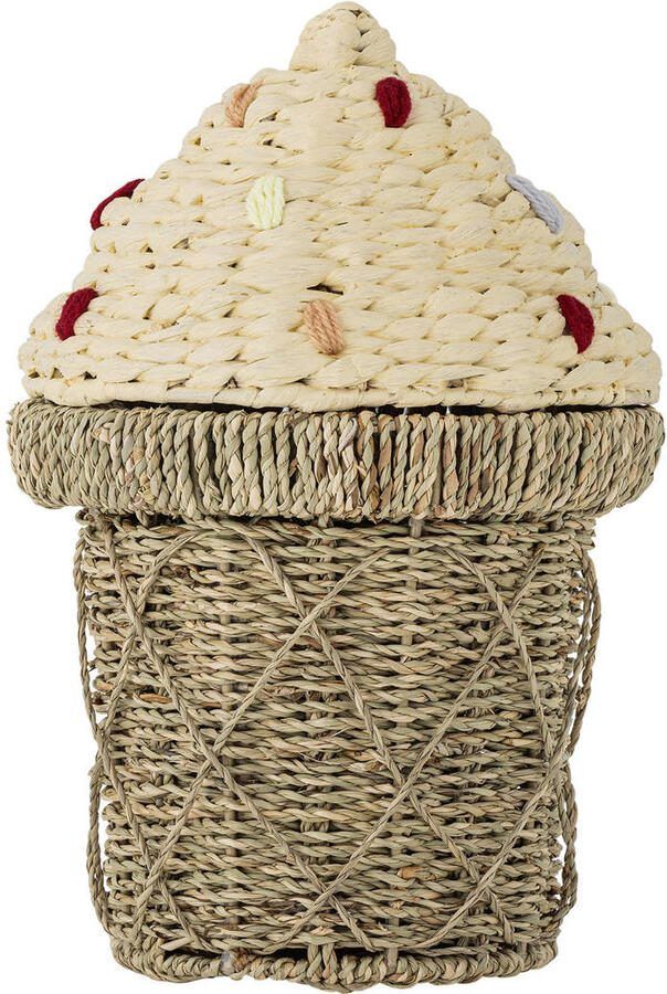 Bloomingville MINI Mand Cillie IJsje 41cm hoog Naturel
