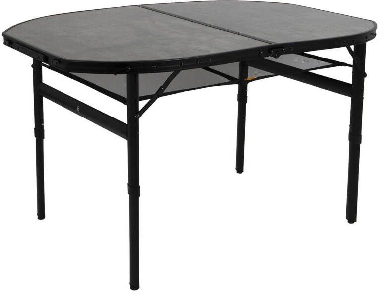 Bo-Camp Northgate campingtafel ovaal koffermodel (120x80 cm)