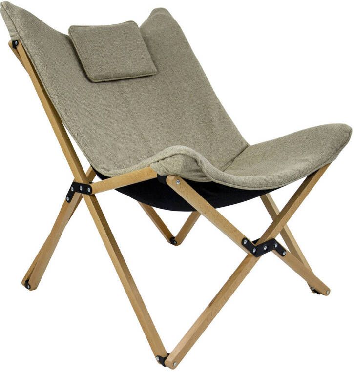 Bo-Camp Wembley Urban Outdoor relaxstoel (Hoogte: 80 cm Kleur: beige)