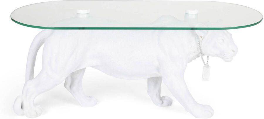 Bold Monkey Dope As Hell Panter salontafel Wit