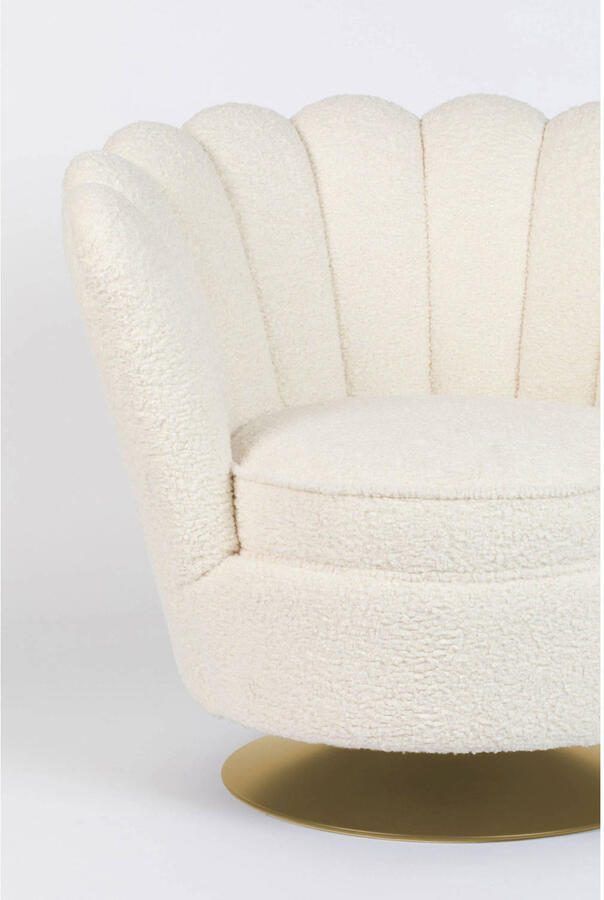 Bold Monkey Mother Of All Shells fauteuil teddy naturel - Foto 3
