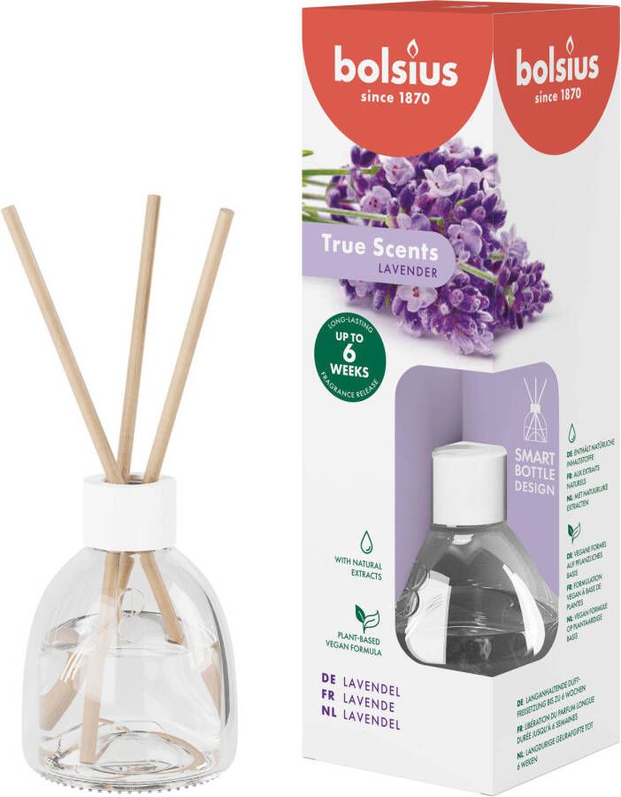 Bolsius geurstokjes True Scents Lavendel 60 ml
