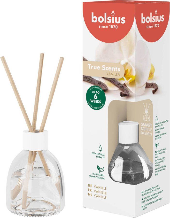 Bolsius geurstokjes True Scents Vanille 60 ml